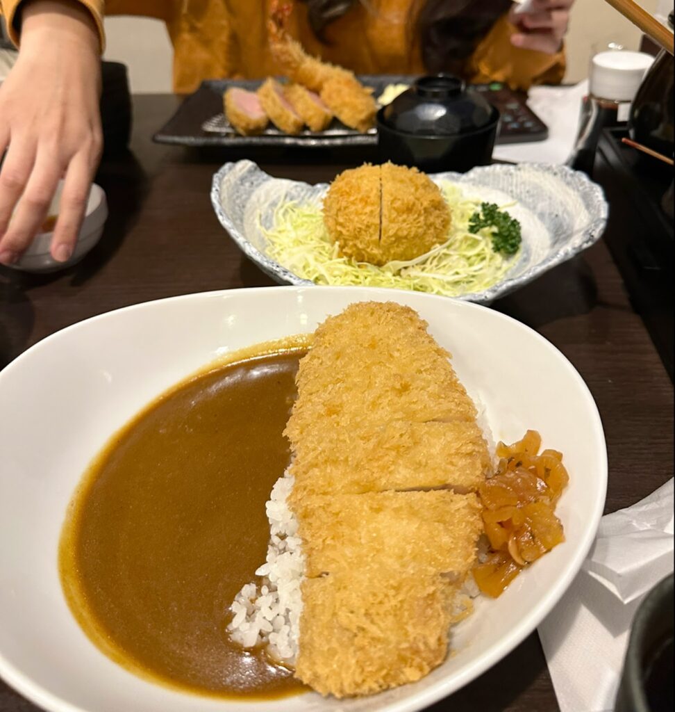 Restaurants in Ginza, Tokyo: Imakatsu Ginza dishes