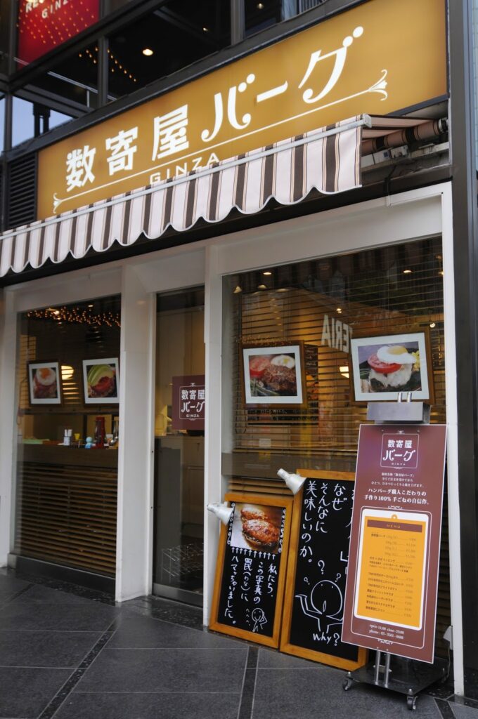 Restaurants in Ginza, Tokyo: SUKIYABURG Ginza exterior